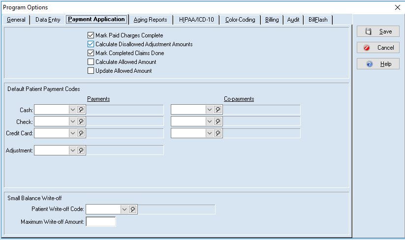 How To Setup Program Options In Medisoft