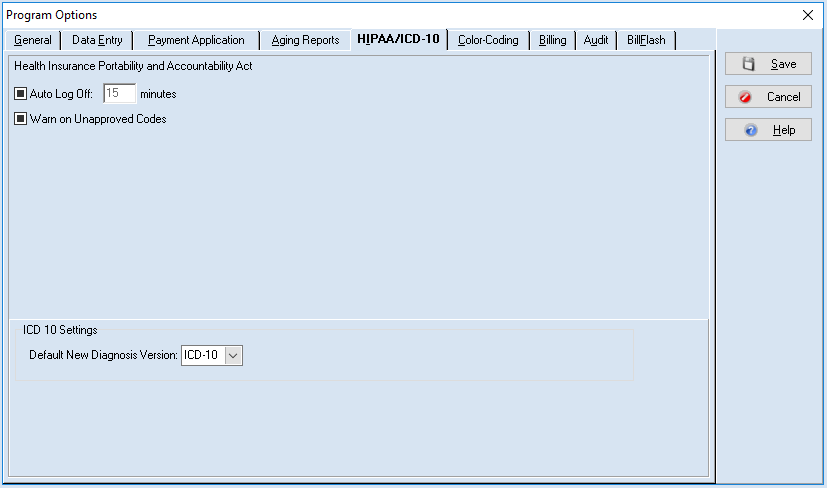 How To Setup Program Options In Medisoft