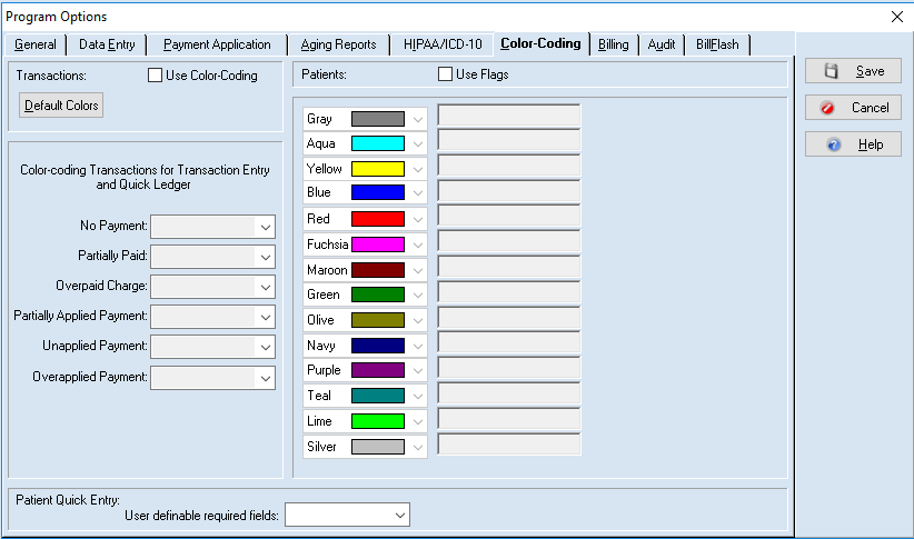 How To Setup Program Options In Medisoft